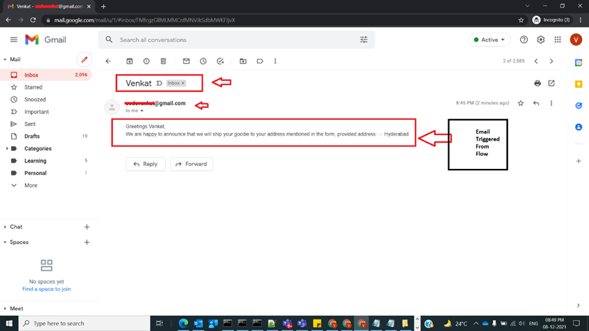 Send Emails from Excel Sheet (OneDrive) in Power Automate